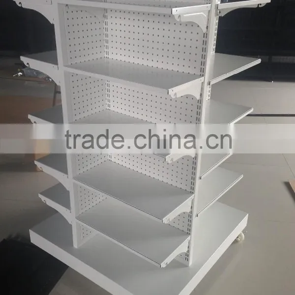 MJYI Supermarket Shelf Gondola Cosmetic Shelf Four Directional Supermarket Shelf