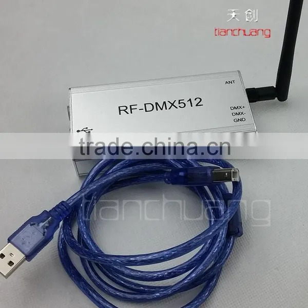 Wireless DMX512 sender & receiver for Tron dance costumes