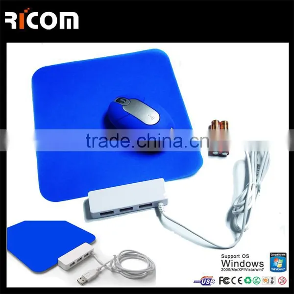 Silicone Usb Hub Mouse Pad,flexible Mouse Pad With Usb Hub,usb Hub Foldable Mouse Pad-MP201 photo-5