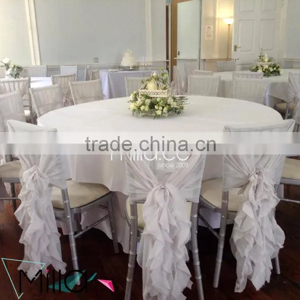 Discount New Design Wholesale Curly Willow Wedding Chair Cover Sash With Hood Quality Choice photo-3