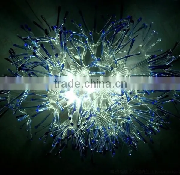 Hand Blown Glass Chandelier Decoration XO-20150623 Modern Glass Art Chandelier From Famous Chinese Glass Artist Mr Ou LianHua