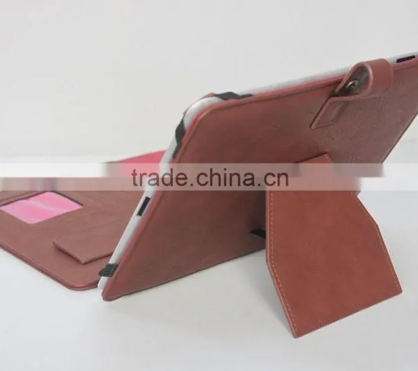 Genuine Leather Business Brief Leather Case 10 Inch Universal Stand Leather Case photo-5