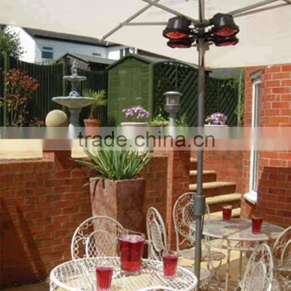 3X500W Garden and Outdoor Patio Heater With Halogen Heating Element photo-5