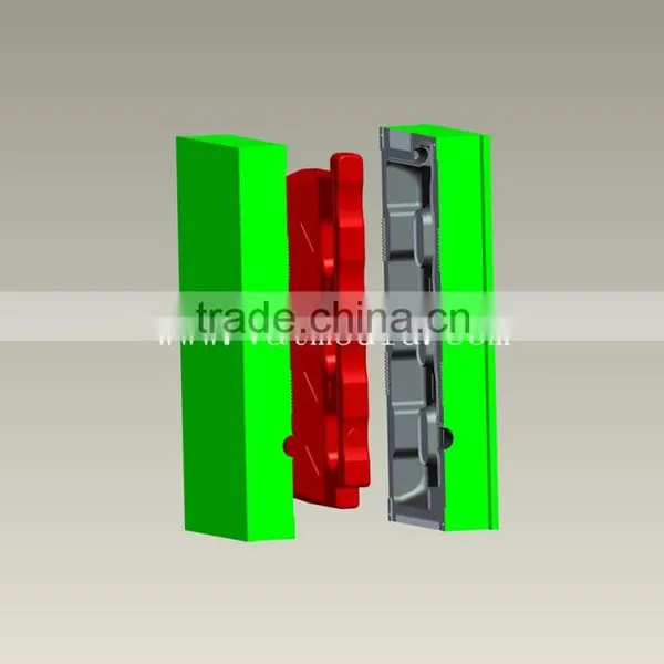 High Precision HDPE Plastic Material Road Safety Barrier Blowing Mould for Blow Molding Machine photo-4