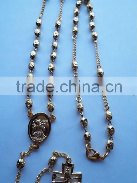 Gold Plated Ladies Rosary