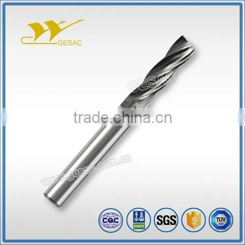 4 Flute Unequal Flute Spacing Carbide Endmill for Titanium Alloys High Performance Machining
