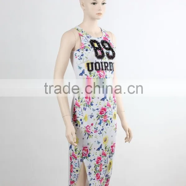 Custom Design Fashion Two Piece Bodycon Dress 2016 Gril Women Dress New Fashion Pint Good Quality photo-2