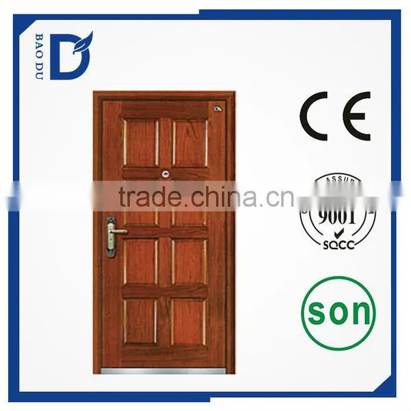 Good Quality Steel Wood Armored Security Door in 2016 photo-4