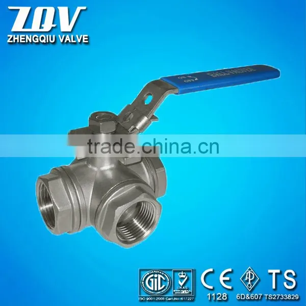 3 Way SS Ball Valves