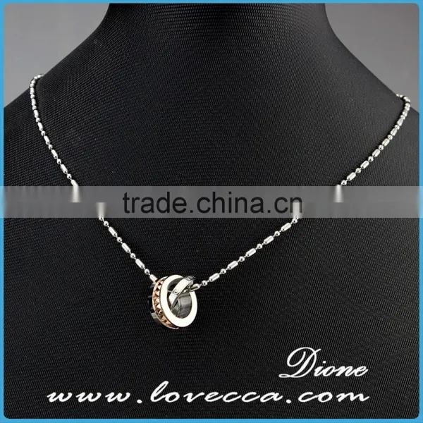 Europe Trends Silver Stainless Steel Necklace Pendant Glass Bottle Pendants Jewelry photo-5