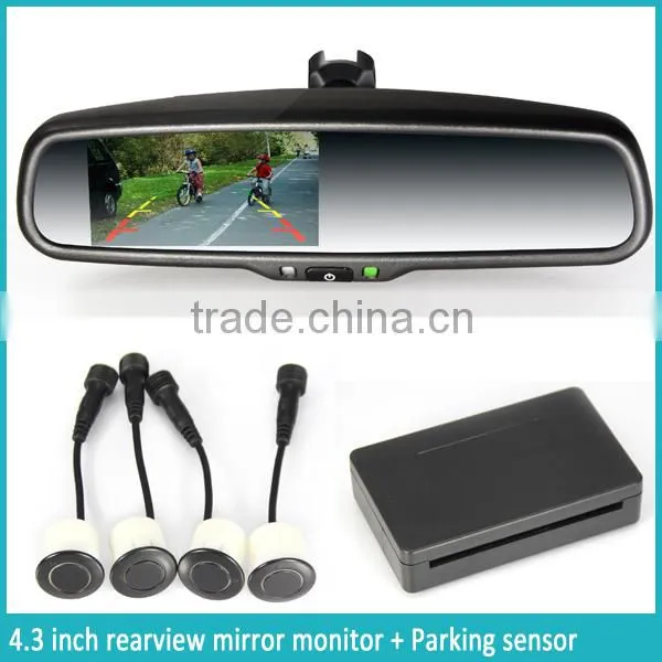 Car Interior Rear View Mirror Monitor With Digital Compass & Temperature photo-5