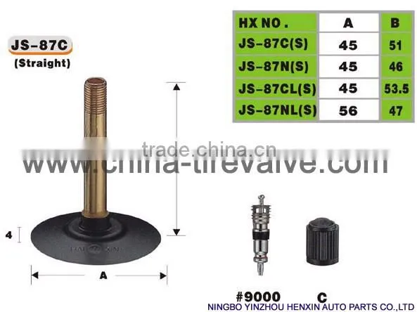 JS87 MOTORCYCLE TIRE VALVE