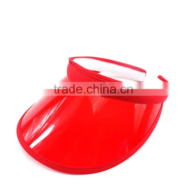 Colourful uv Caps Cotton Pvc Cheap Sun Visor Hats for Women photo-6