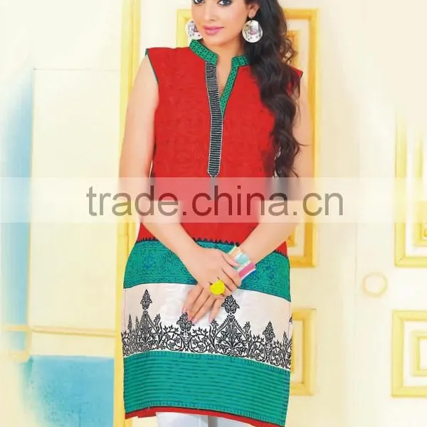 Fancy Printing Long Dress Tunics photo-4