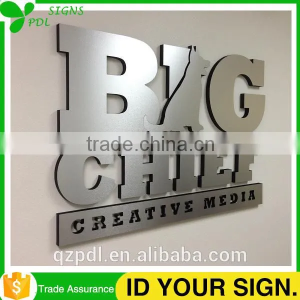 PDL 3D Built Up Stainless Steel Letters With Brass Finished photo-4