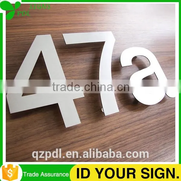 PDL Durable Built Up Cast Brushed Metal Letter Sign photo-6