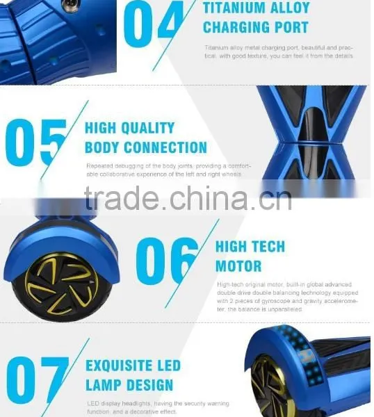 Colorful Newest 8inch Hover Board With 2 Big Wheels Sales in Guangdong photo-5