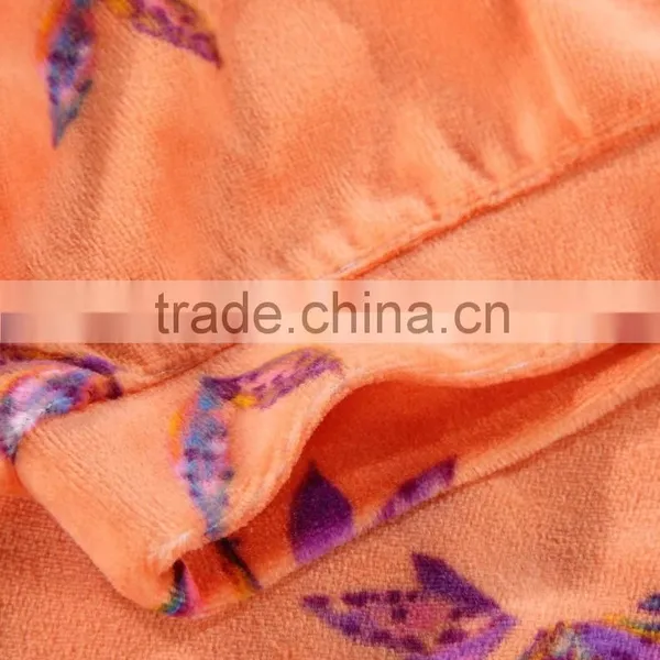 Orange Bamboo Suit Bathrobe Homewear photo-3