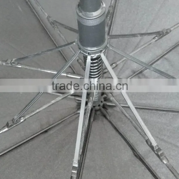 2 Layer Straight Windproof Automatic Parasol Golf Umbrella photo-5