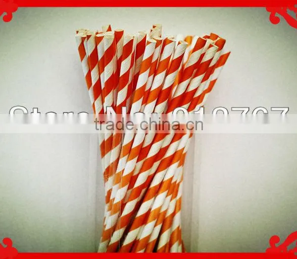 Wholesale Party Colour Printing Paper Straws 12pc , Children Love , Eco-friendly for Wedding Party photo-6
