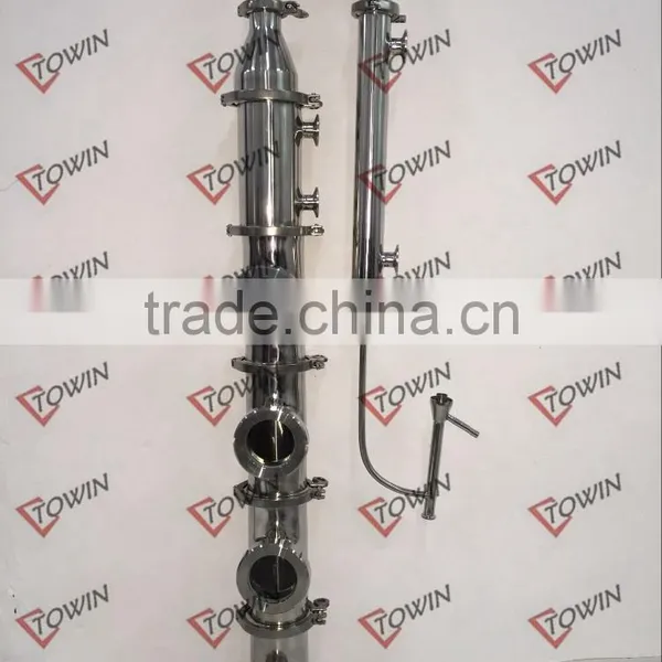 50-500Lt Complete Modular Moonshine Stills/Distiller With Bubble Plates For Sale photo-2