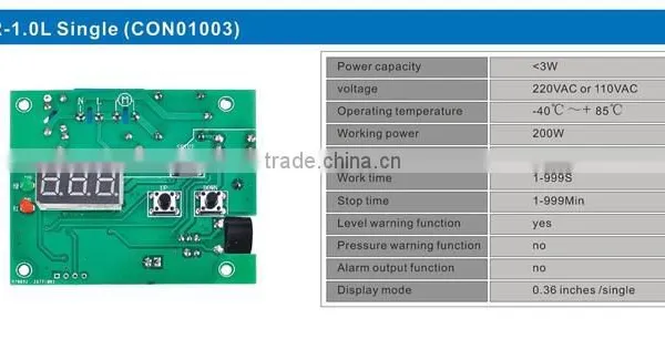 MR-1.0LSingle Pump off Control Load /Customized Lubrication System Controller photo-2
