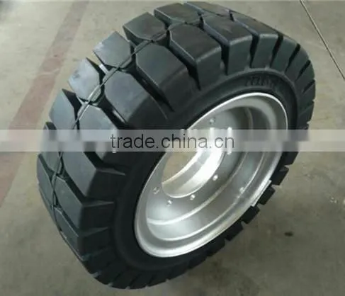 CHEAP Forklift Solid Tire, Tracktor Forklift Tire 7.50-16 10-16.5 Etc. photo-3