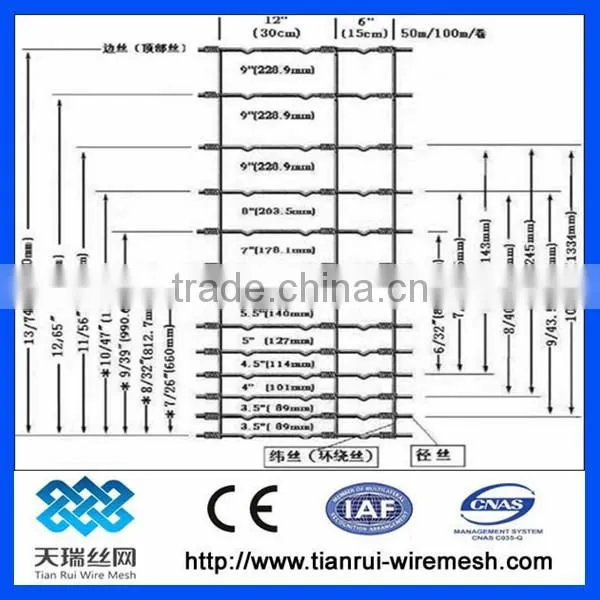Hot Dipped Galvanized Cattle Field Fence/galvanized Farm Fence photo-6