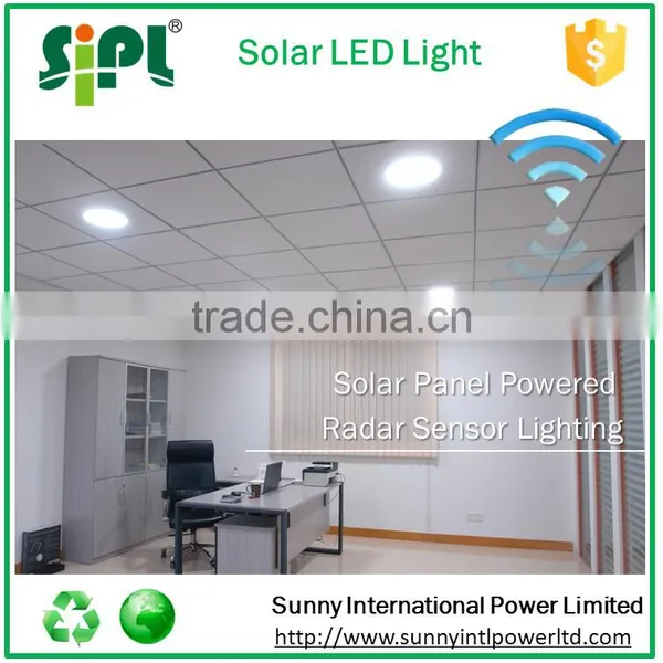 Indoor Solar Light Kit Motion Sensor Round Surface Mounted Led Ceiling Light photo-2