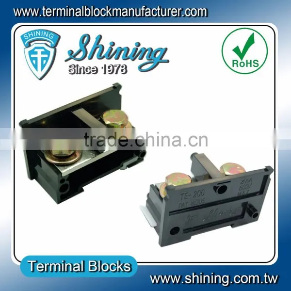 TE-200 Din Rail Mounted 100mm2 600V 200A Joint Type Wire Connector photo-4