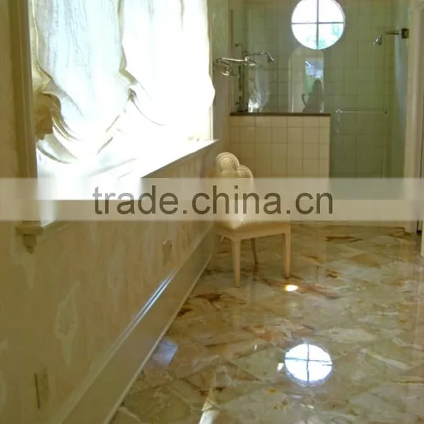 CUSTOM DESIGN ONYX BATHROOM COUNTERTOPS photo-5