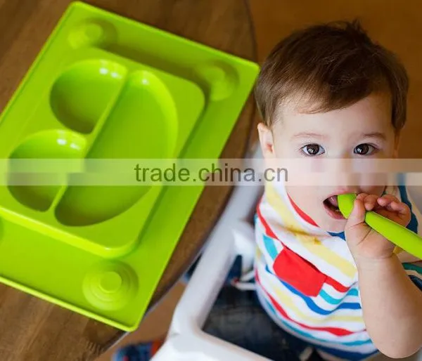 Silicone No Mess Toddler & Baby Happy Face Feeding Placemat photo-3