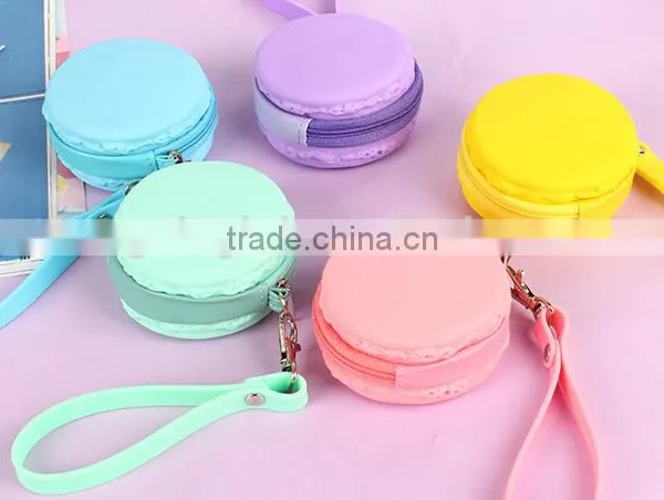 New Products Silicone Waterpoof Macarons Woman Wallet for Travel photo-3