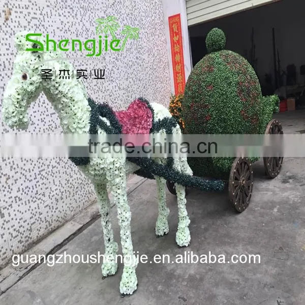 SJLJ013685 Wholesale Topiary Frame Artificial Boxwood Topiary Animal photo-4
