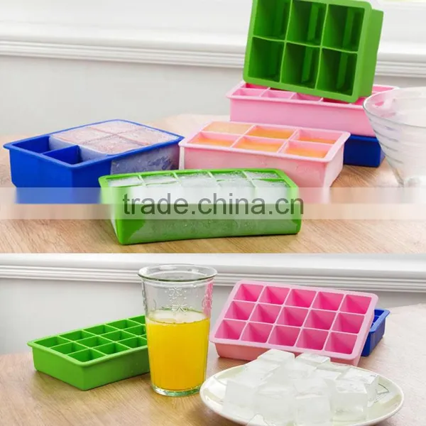 New Product 24 Checks Silicone Ice Cube Tray photo-4