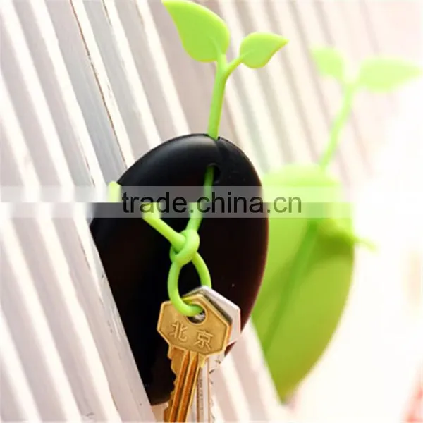 Customized New Coffee Bean Silicone Key and Coin Bag Key Holder photo-6