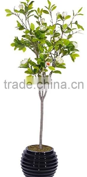 Indoor Home Garden Decorative 250cm Height Make Artificial Green Live Magnolia Bonsai Tree EXLYPZ06 0507 photo-3