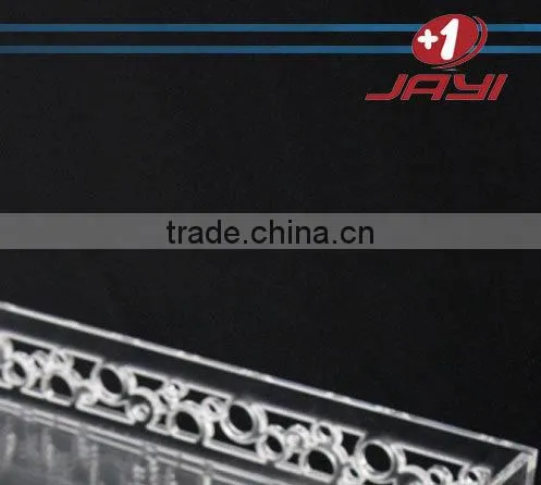 Non-slip Plexiglass Plastic Acrylic Serving Tray photo-5