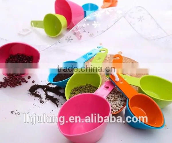 High Quality Colorful Plastic 4pc Measuring Spoon Set photo-5