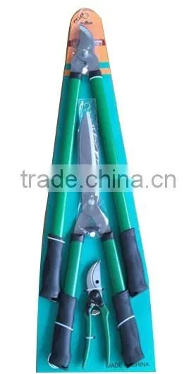 Garden Pruning Set Tools Ratchet Lawn Bypass Lopper Hedge Shears Bypass Pruner 550096 photo-2