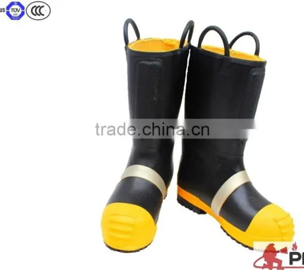 Anti Slip Fire Fighter Boots With Carbon Fiber Lining photo-4