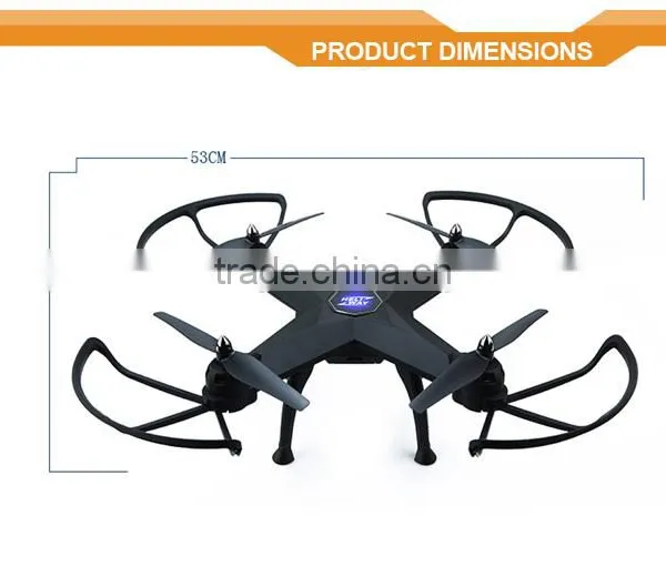 2.4G 4CH Headess Mode Set Quadcopter 2017 Helicute RC Drone With HD Camera FPV Wifi Drone HD photo-6