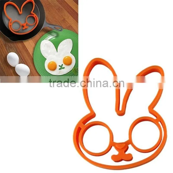 Bunny Fried Egg Mold/pancake Ring/multi Shapes Silicone Egg Shaper Mold photo-5