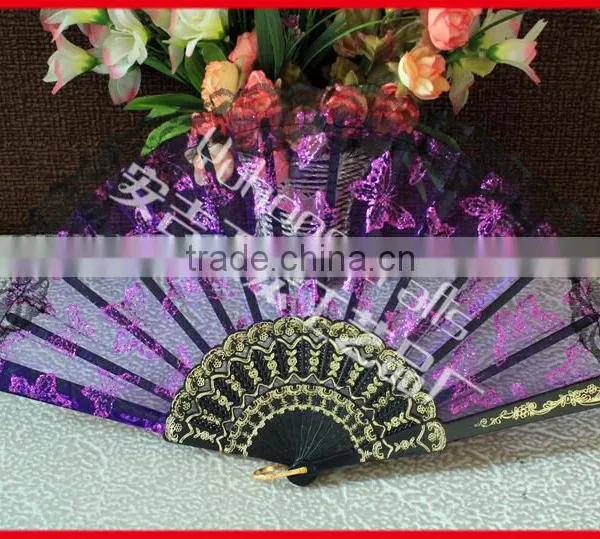 Promotional Lace Colorful Hand Fan photo-2
