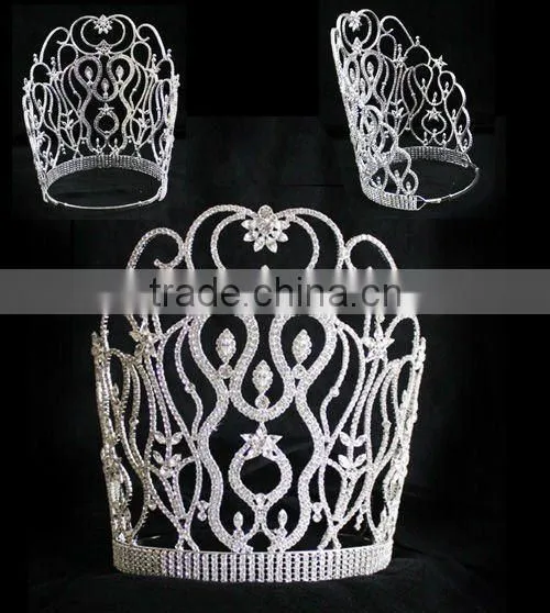 H172-124 Graduation Dancing Shows Crystal Crown and Tiaras In Halo photo-2