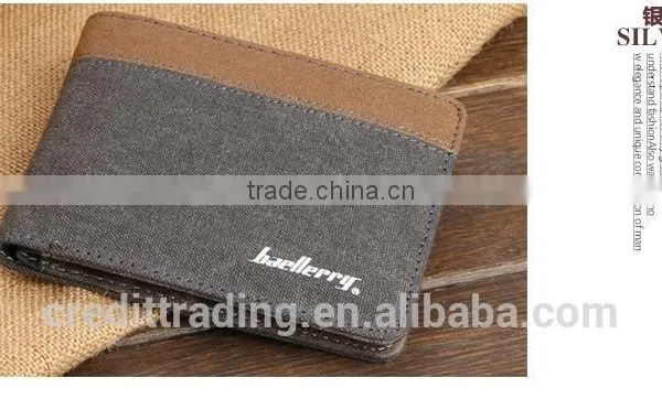 2015 New Style Canvas Men's Wallet on Sell photo-3