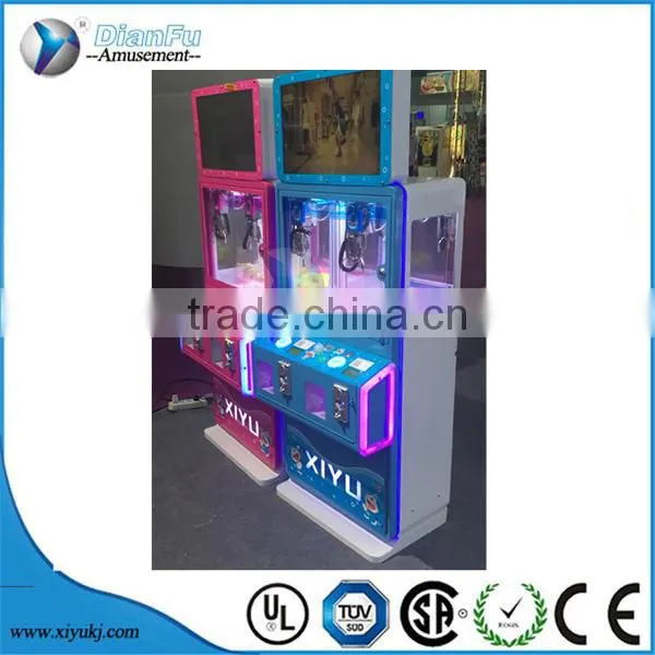 Amusement Park Arcade Double Players Claw Toy Crane Kids Coin Operated Game Machine for Sale photo-4
