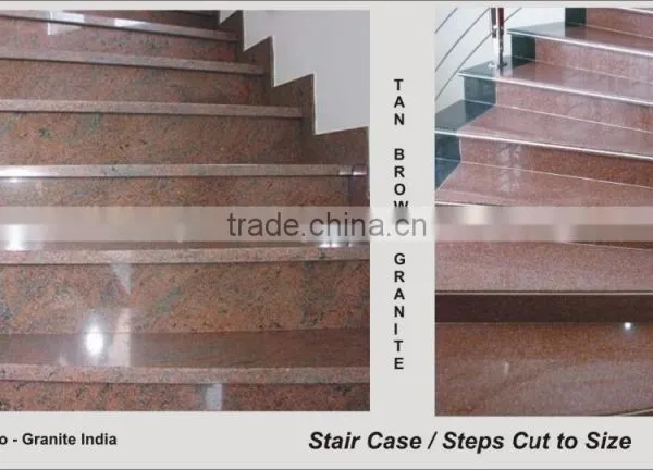 Tan Brown Granite / Indian Tan Brown Granite Stairs / Counter Tops / Slabs photo-5