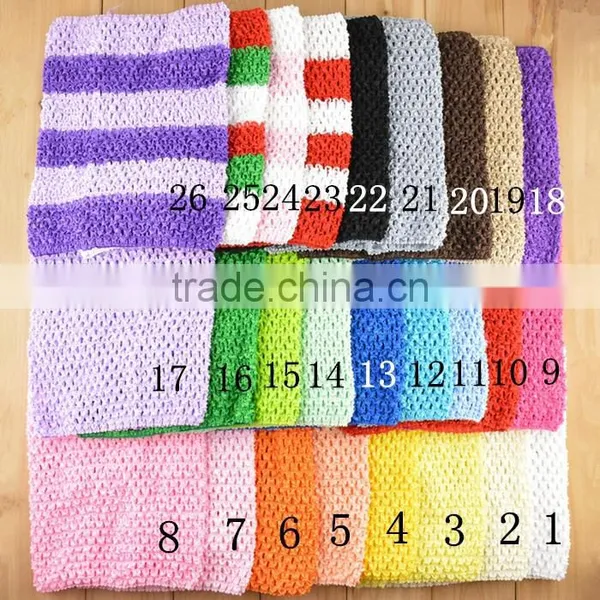 Wholesale 2015 Hot Sale New Arrival 24cm X 32cm Baby Girl 12Inch Crochet Tutu Tube Tops Chest Wrap Wide Crochet Headbands photo-2