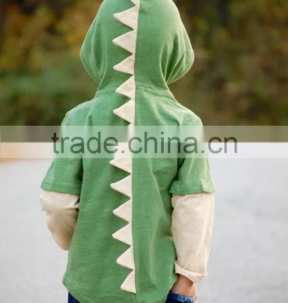 Unisex Dino Hoodie Dinosaur Costume Party Kids Trex Clothing Cool Baby Clothes photo-4